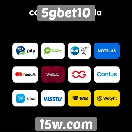 Comparação de métodos de pagamento disponíveis no 5gbet10